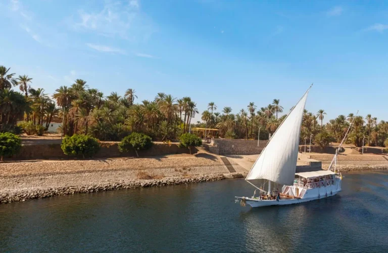 A felucca trip on the Nile at Aswan