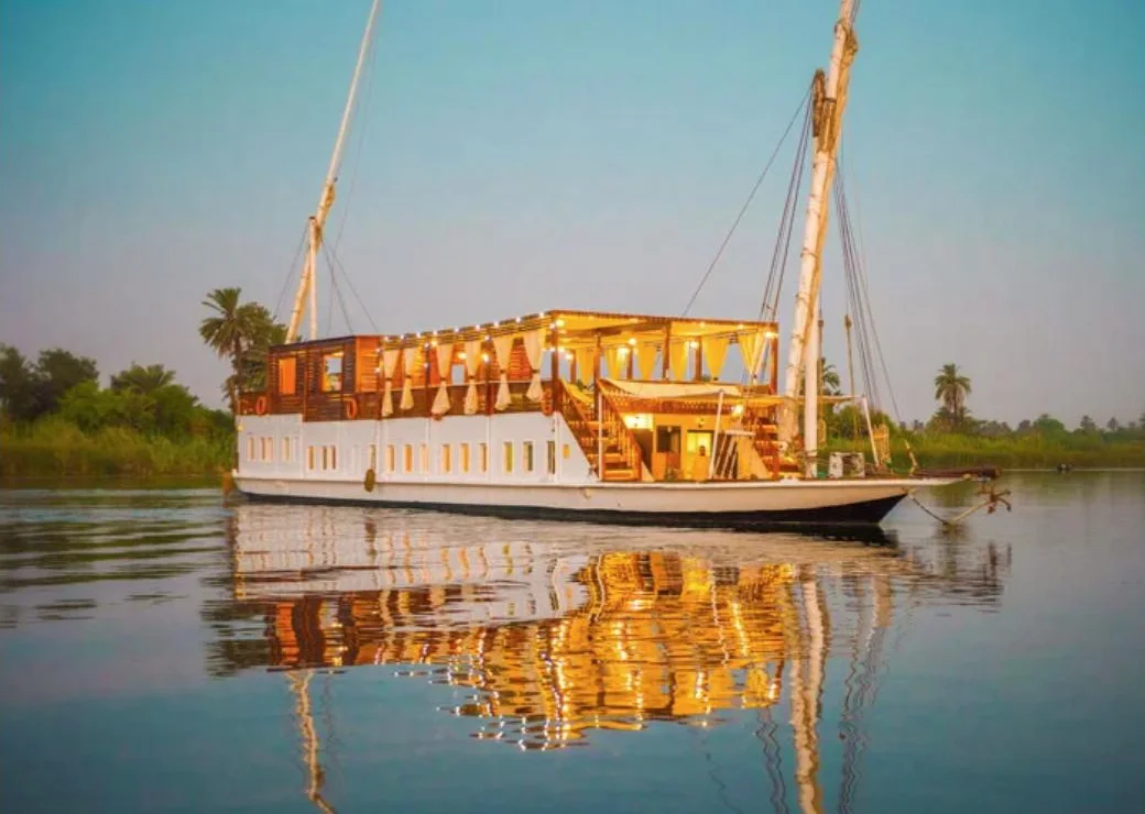 The Nile at dusk