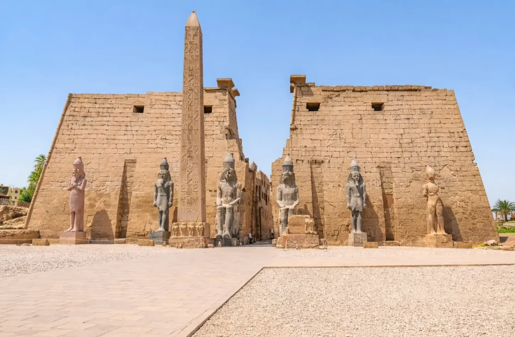 Luxor Temple seen from outside